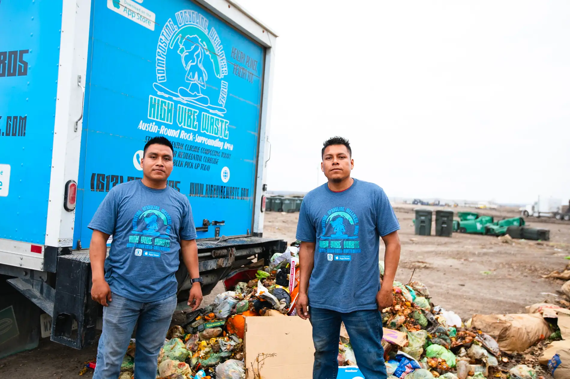 Compost bin at property